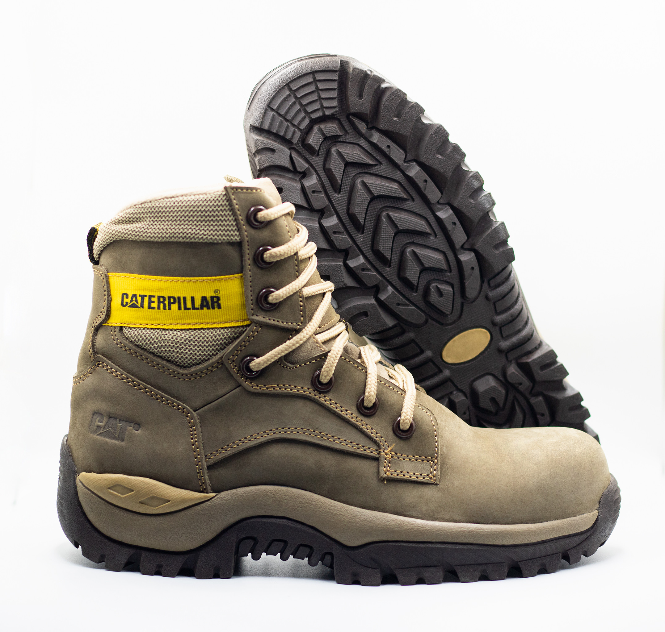 Bota Caterpillar 016 Beige (Con Puntera)